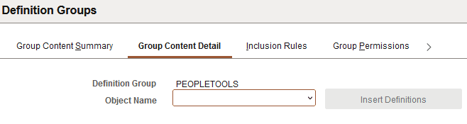 Group Content Detail page