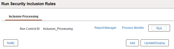 Inclusion Processing page Inclusion Processing page