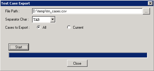 Example of export using a tab delimiter for all test cases Example of export using a tab delimiter for all test cases