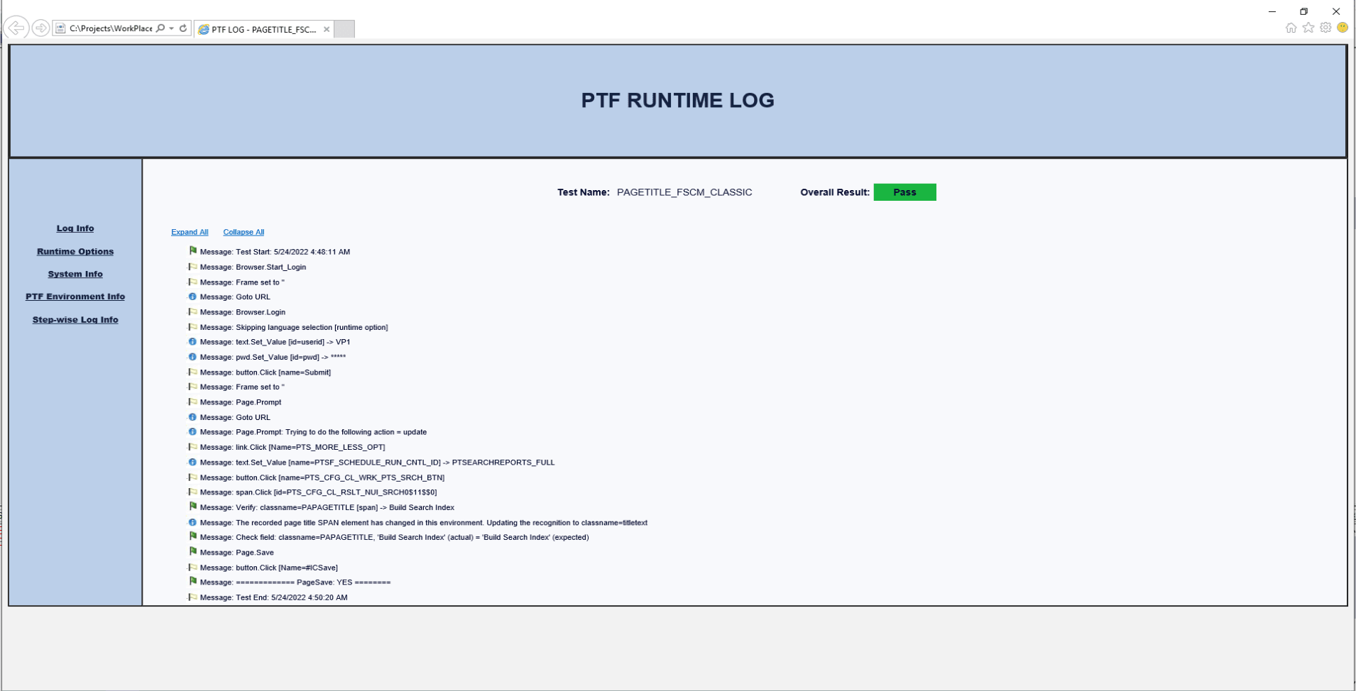 Sample log file in xml format Sample log file in xml format