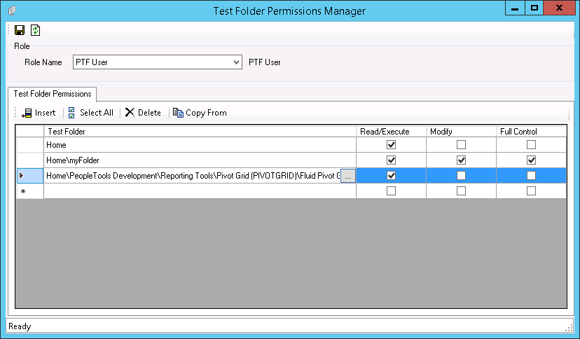 Test Folder Permissions Manager Test Folder Permissions Manager