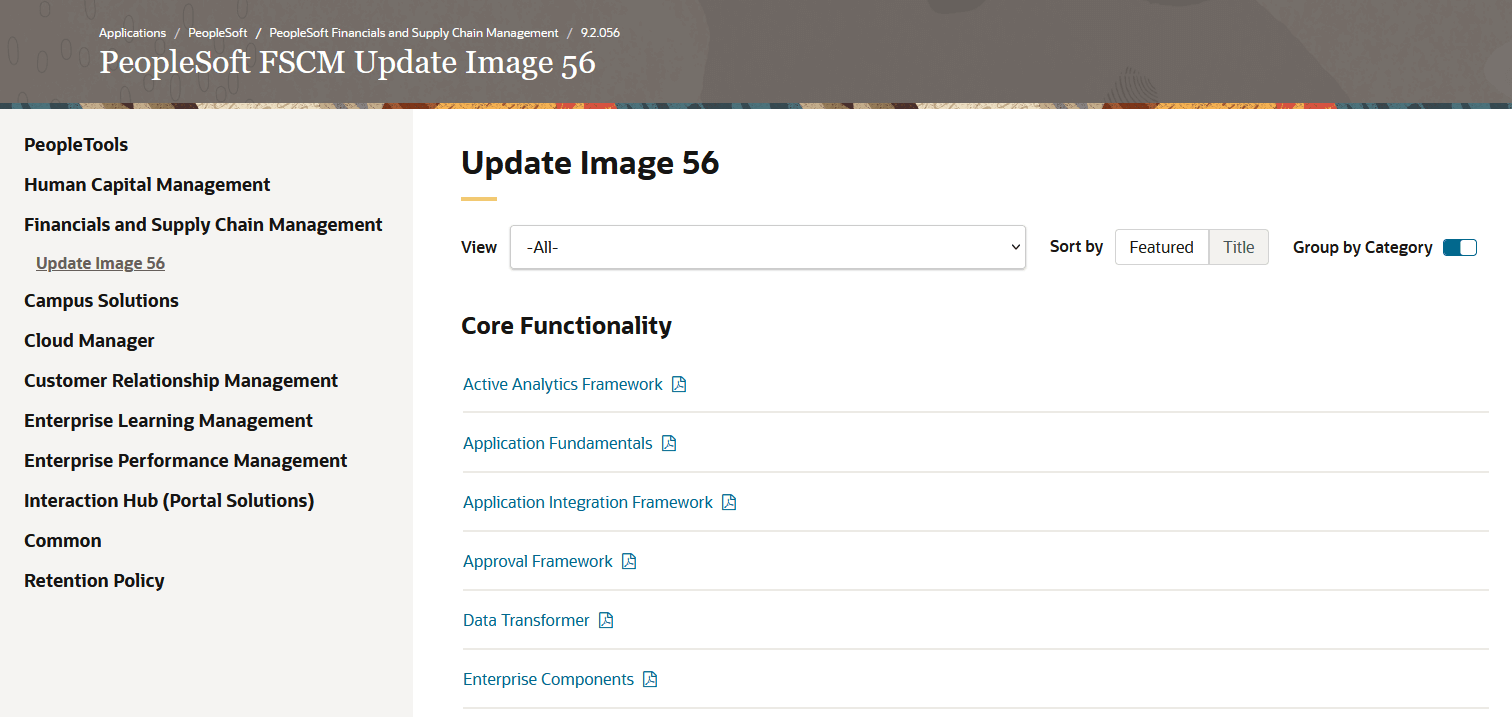 Interface page for locally installed help