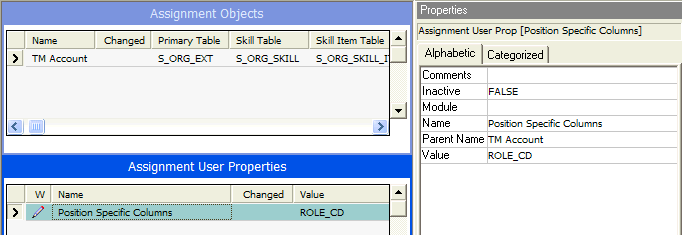 The TM Account Assignment Object Configured to Copy Position-Specific Data: This image is described in the surrounding text.