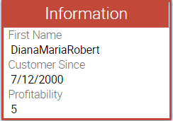 Form infolet displaying values for multiple fields using vertical styling: This image is described in the surrounding text.