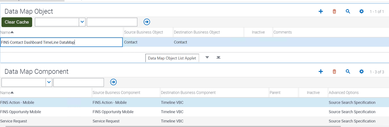 Specifying data map components: This image is described in the surrounding text.