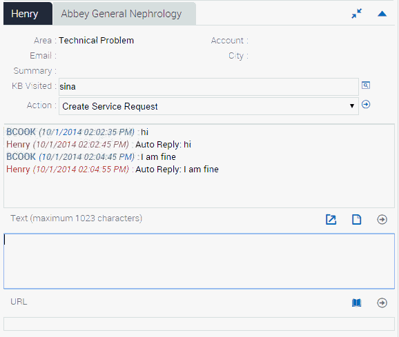 Siebel Chat Interface (Chat Pane): This image is described in the surrounding text.