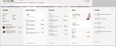 Siebel Foldout Layout View