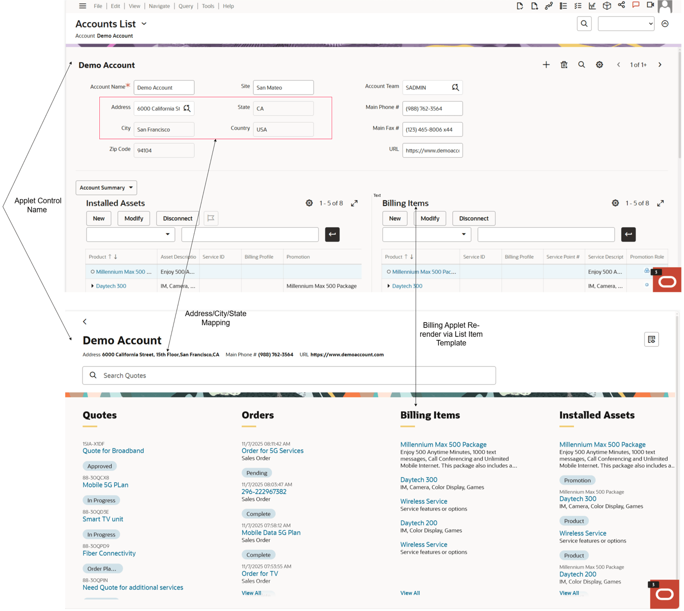 Horizontal foldout page template
