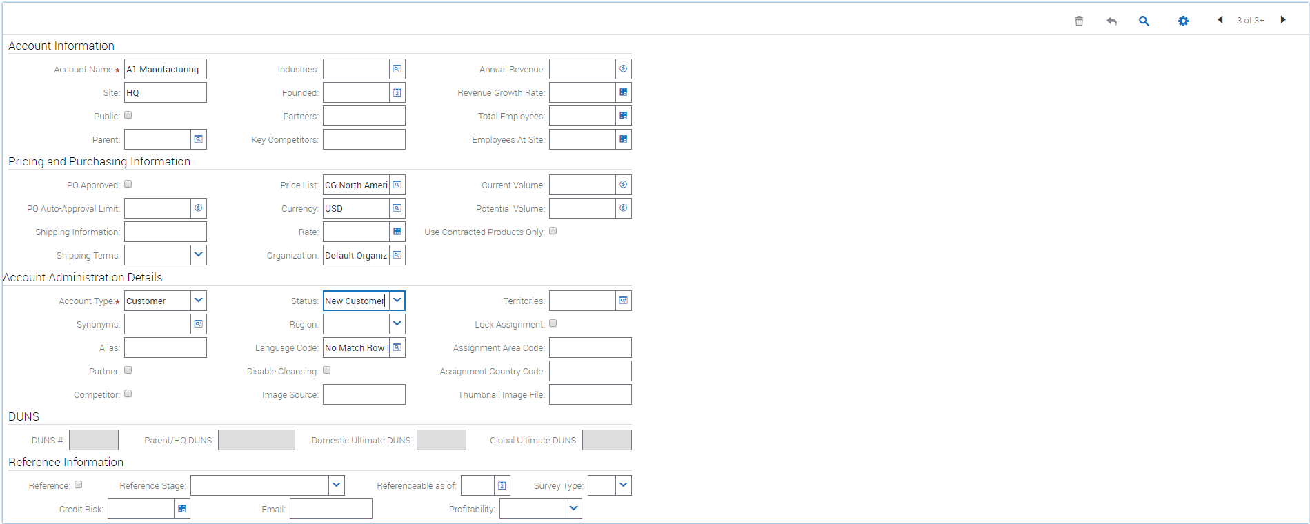 English User New Customer Screen: This image is described in the surrounding text.