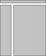 Generic Layout of the View_25_75 Template. This image is described in surrounding text.