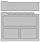 Generic Layout of theViewDetailMultiChld Template. This image is described in surrounding text.