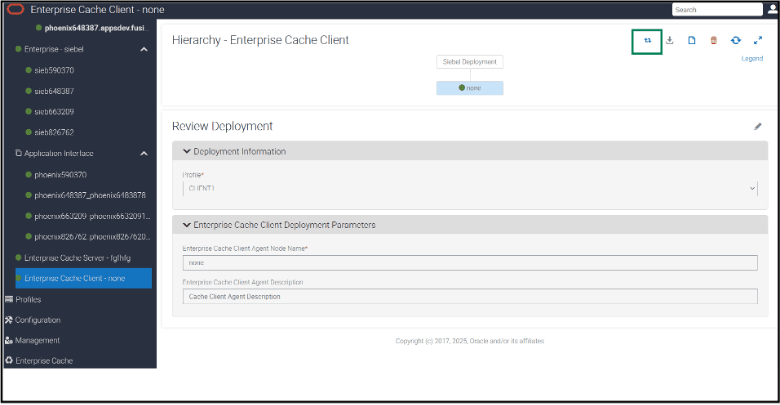Review Deployment UI