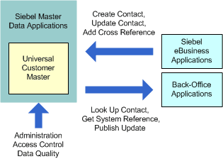 Oracle Customer Hub Framework. This image is described in surrounding text.