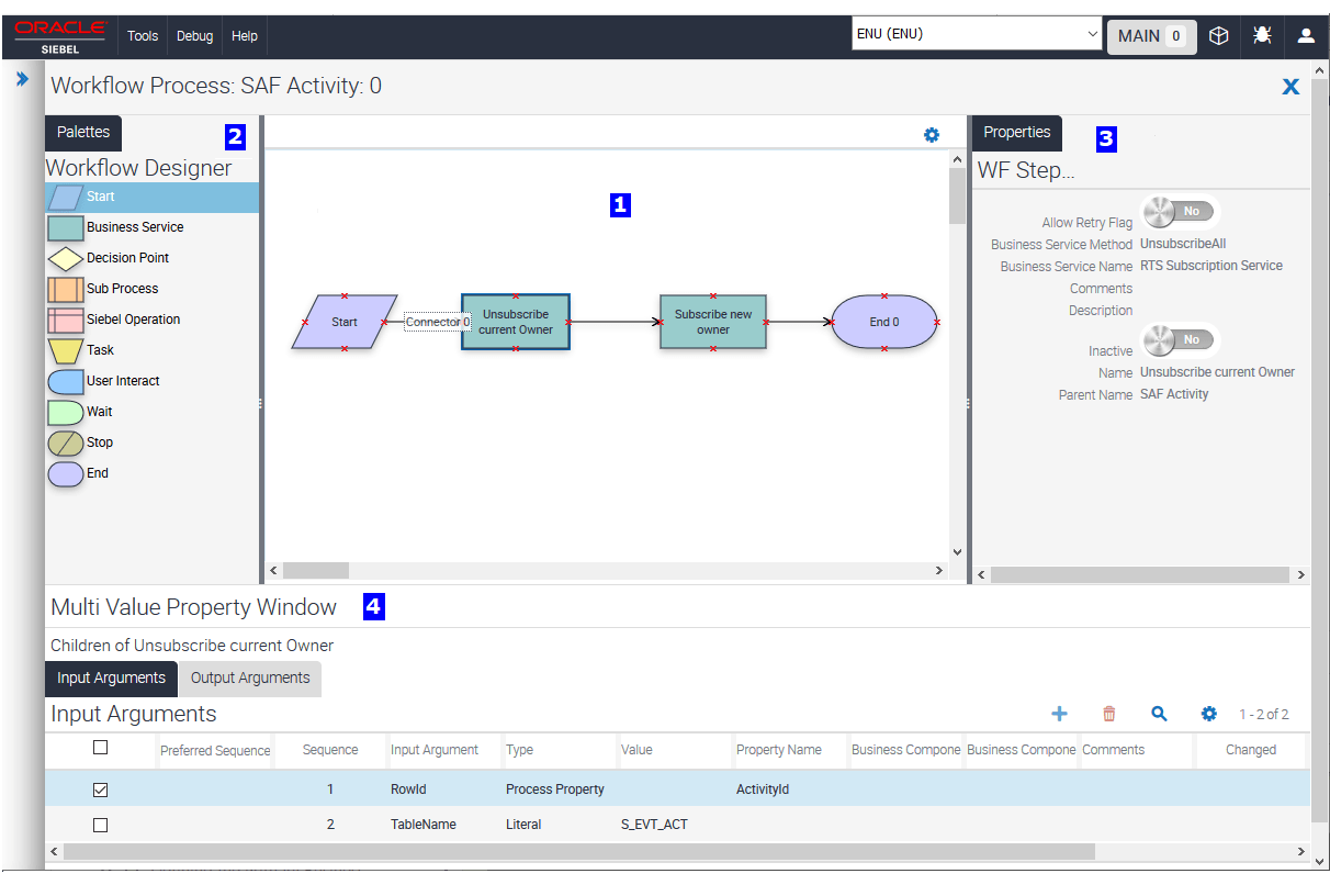 Elements in the Process Designer: This image is described in the surrounding text.