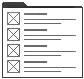 Generic Layout of the DotComAppletListBriefImgBulletBorder Template. This image is described in surrounding text.