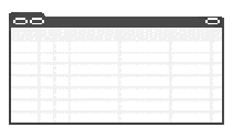 Generic Layout of the DotComAppletListTabbed Template. This image displays an applet with lines in a grid.