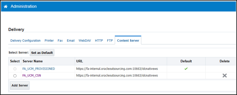 addserver addserver
