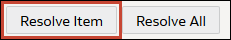 Resolve Item Resolve Item