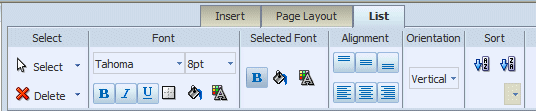 Description of xdo11g-le-list-tab.gif follows Description of xdo11g-le-list-tab.gif follows