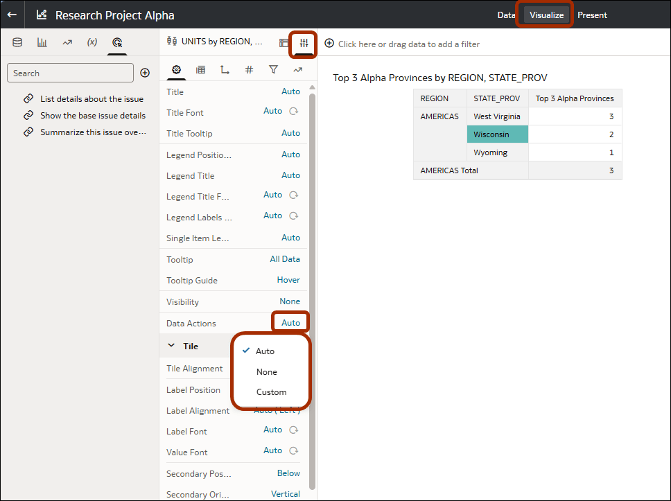 Description of data-actions-properties.png follows Description of data-actions-properties.png follows