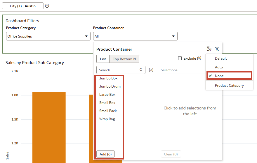 Description of filters-limit-values-example-dashboard-none.png follows