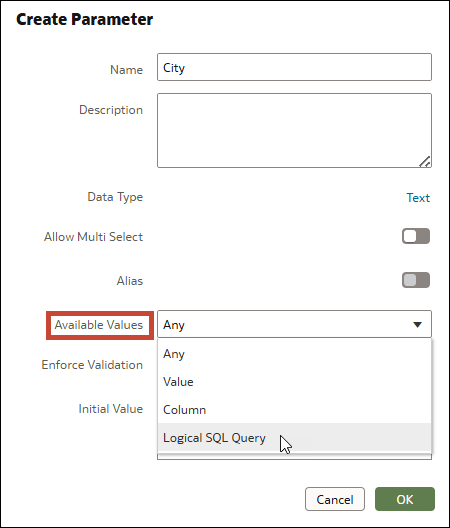 Description of param-lsql-query-option.png follows