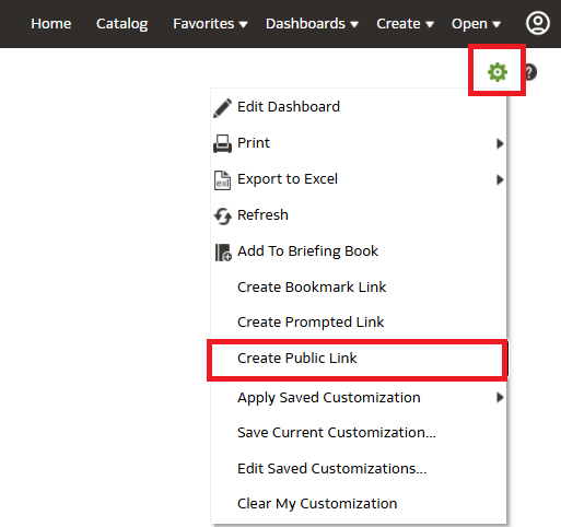 Description of public_link_dashboard.png follows