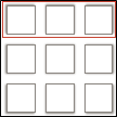 Select one of the squares to specify the position of the shadow.