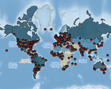 View revenue by brand for cities and revenue by countries