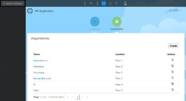Test Application mode