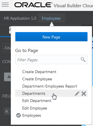 Page menu