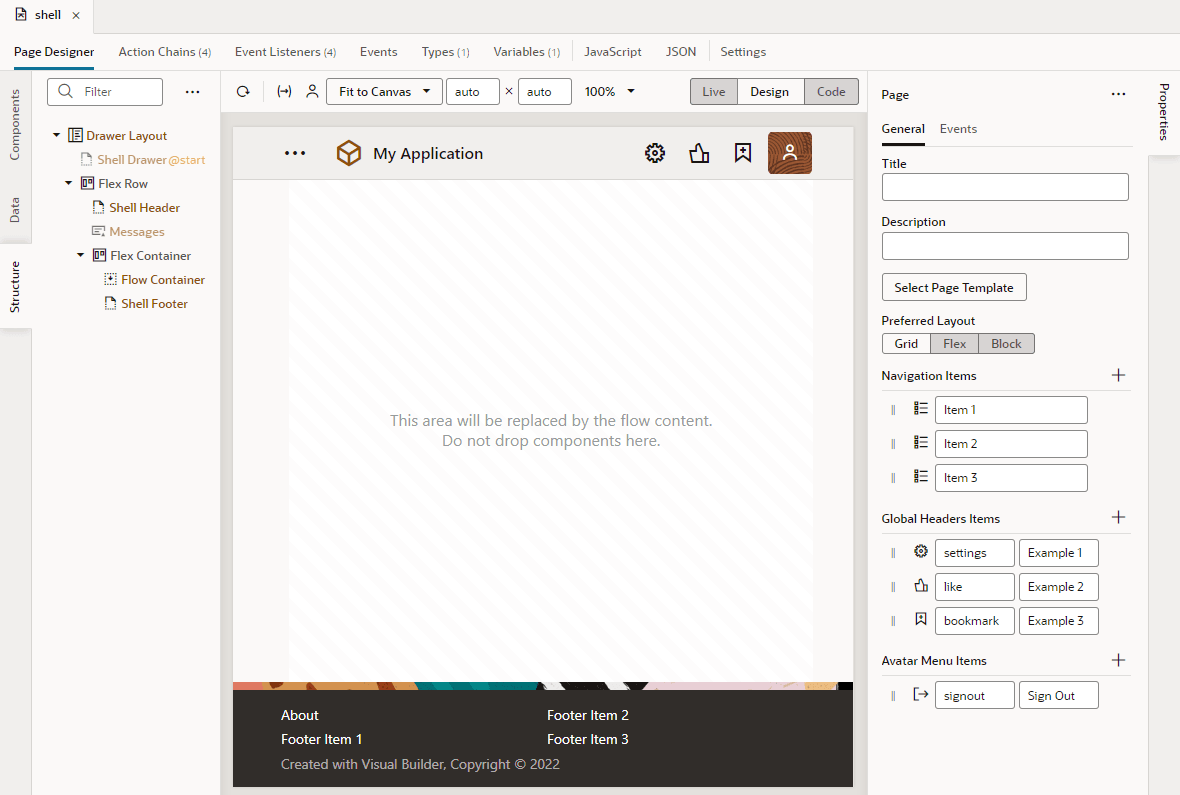 Description of default-shell-redwood-customize1.png follows