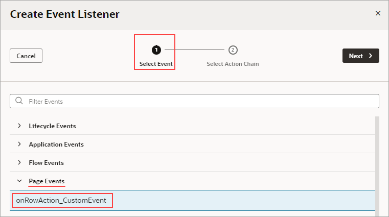 Description of jsac-create-event-listener-select-event.png follows