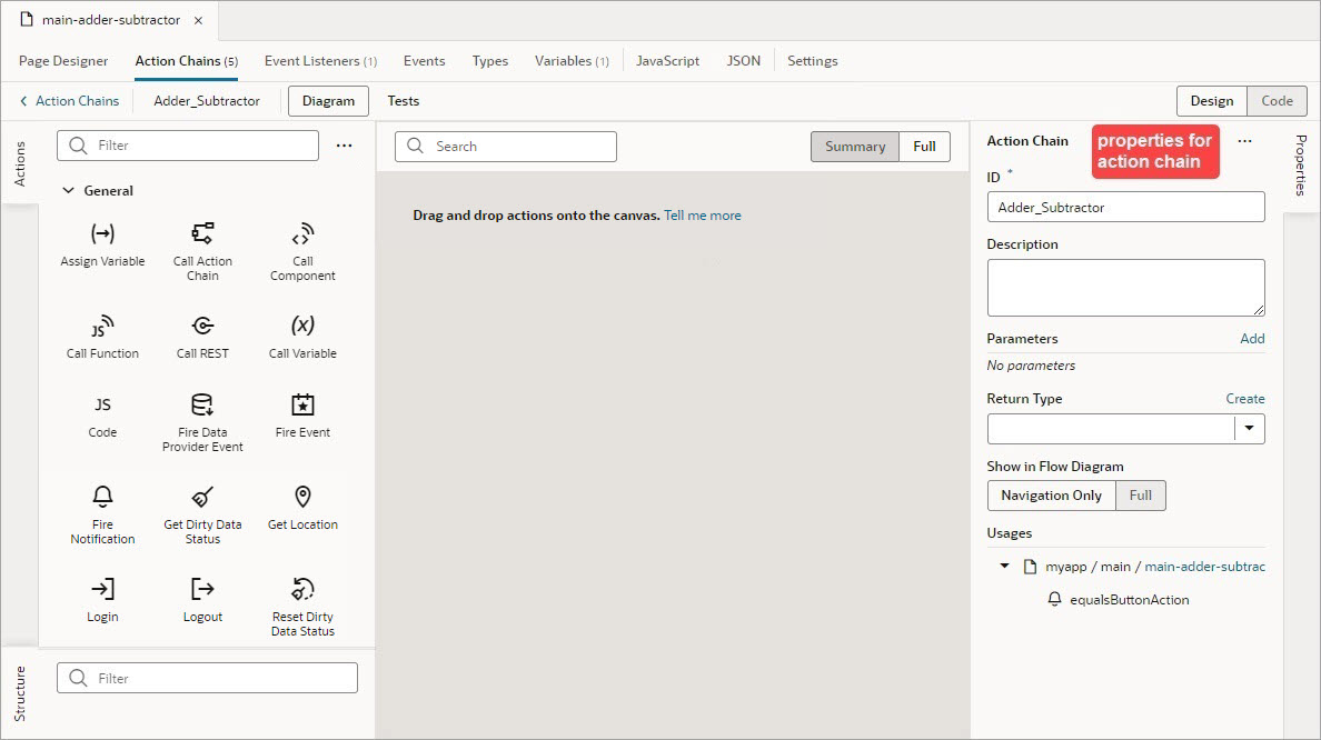 Description of jsac-empty-action-chain-editor1.jpg follows