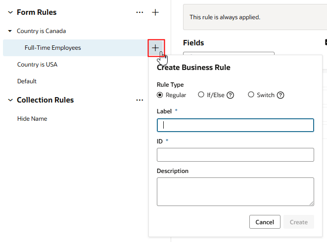Description of metadata-rules-createnestedrule-vis1.png follows