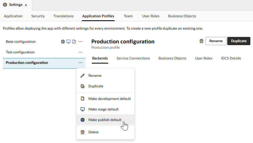 Description of vb-app-profiles-prod-config.png follows
