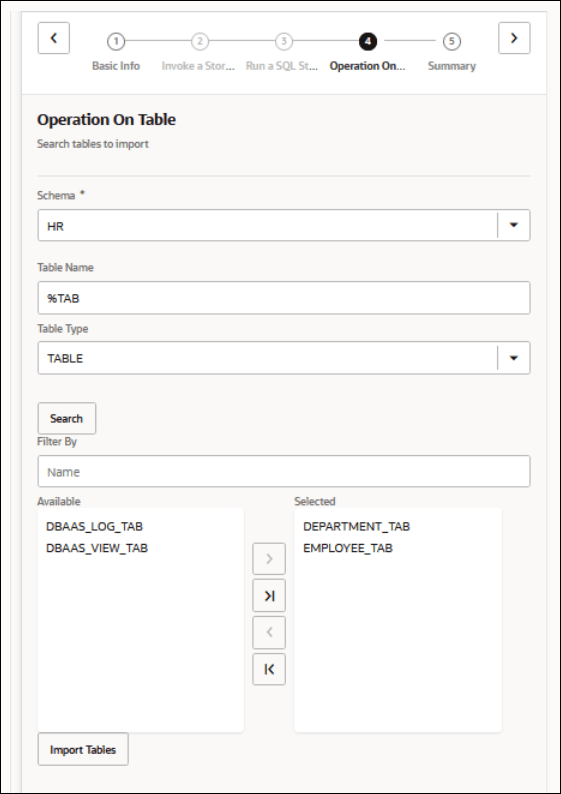 Description of oic3-db-tables.png follows