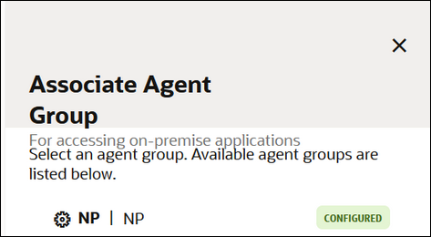 Associate Agent group dialog with available agent groups listed.