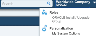 Description of jde-my-system.png follows