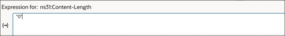 The Expression Builder shows a value of "0" for Content-Length The Expression Builder shows a value of "0" for Content-Length