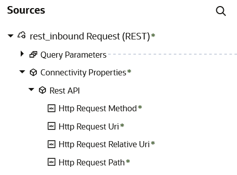 Description of oic3_connect_props.png follows