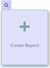 A Create Report button is shaded purple, and a magnifying lens icon appears above it