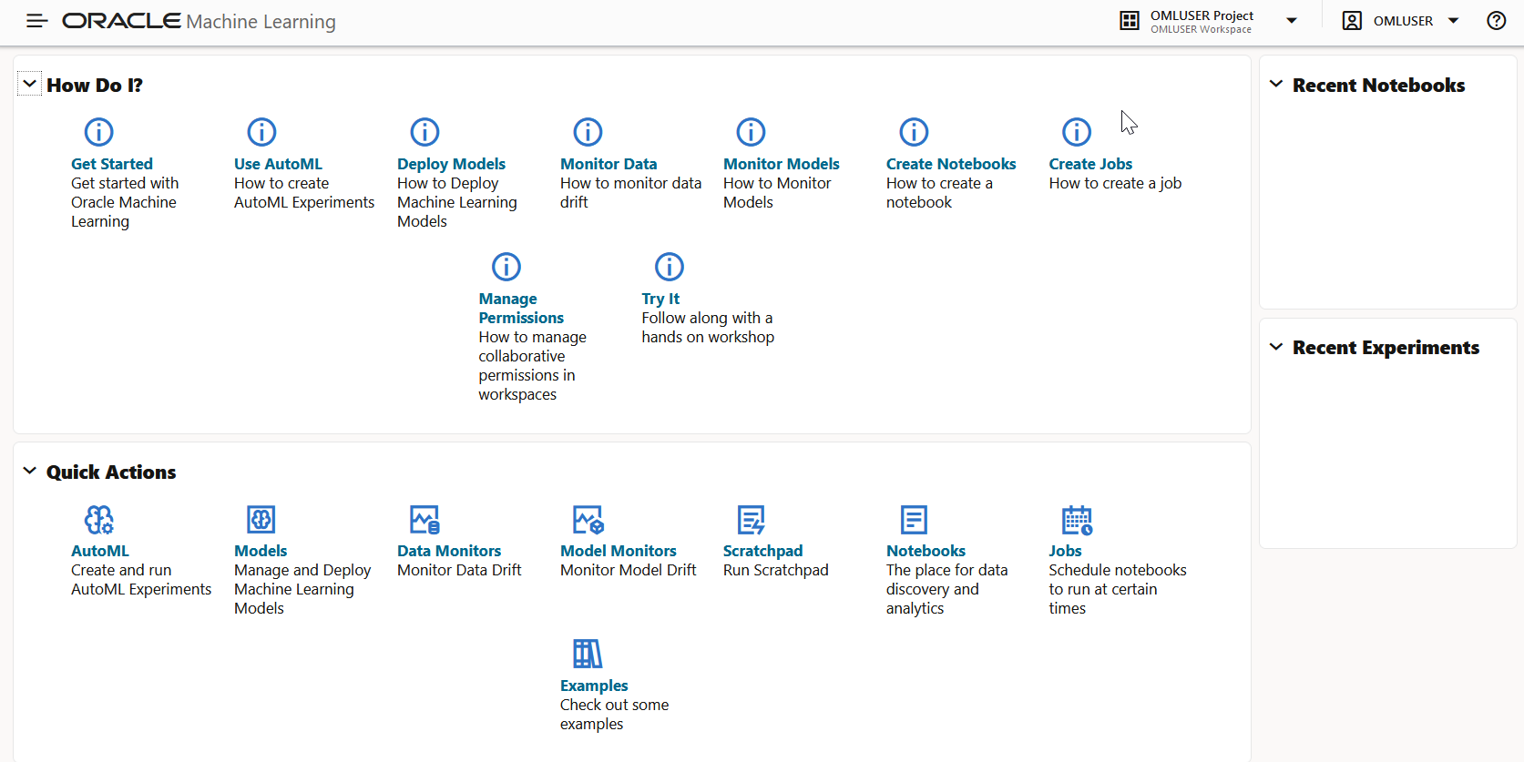 machine learning in oracle