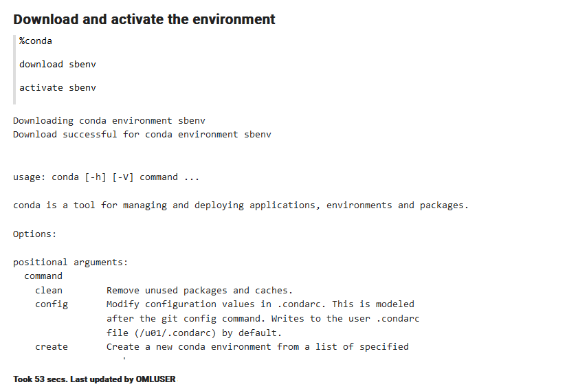 Download and Activate the Conda Environment
