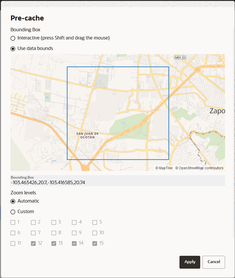 Description of configure_pre_cache.png follows Description of configure_pre_cache.png follows