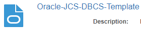 search for Oracle-JCS_DBCS_Template
