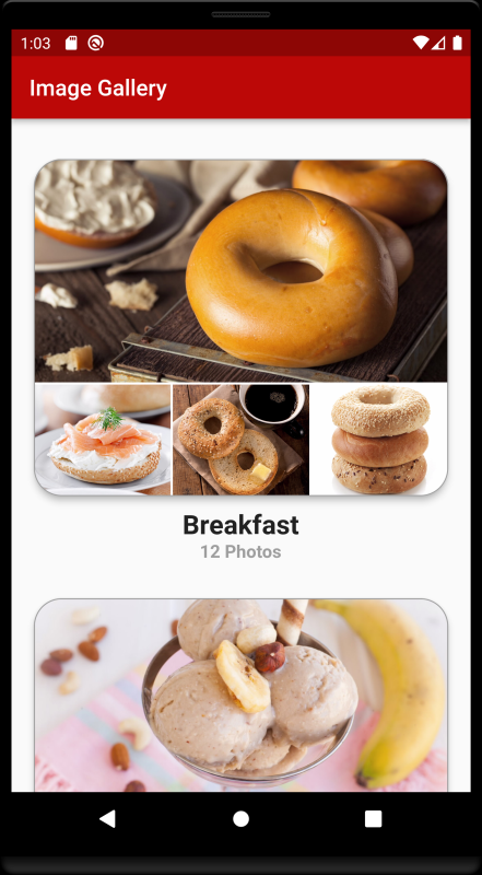 This image shows images in the Breakfast category.