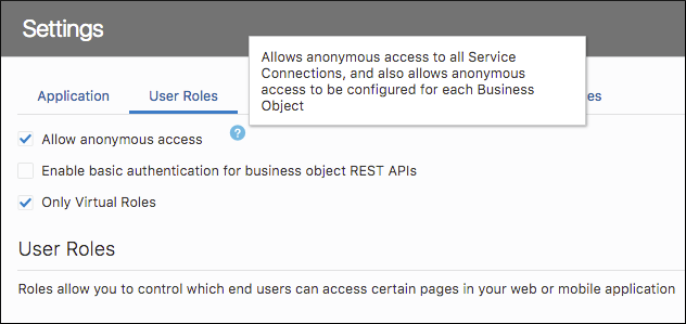 Description of vbcs_settings_page.png follows