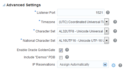 Advanced Settings