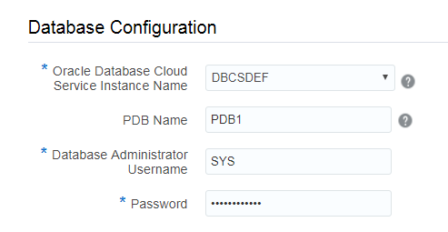 Database Configuration